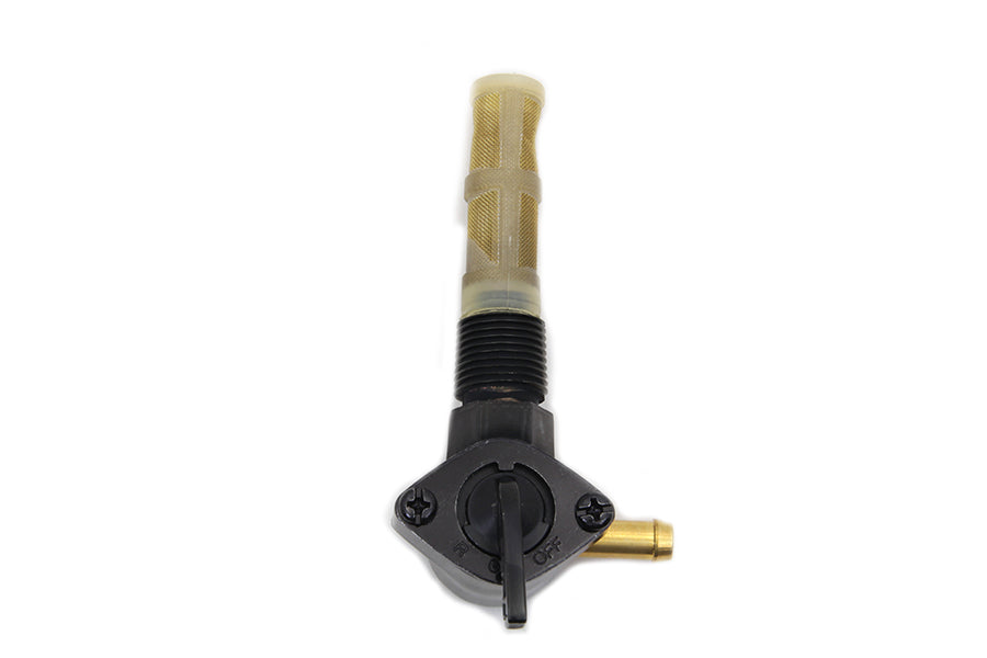 Petcock Right Outlet Black