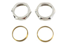 Charger l'image dans la galerie, Nickel Plated Intake Manifold Nut and Seal Kit