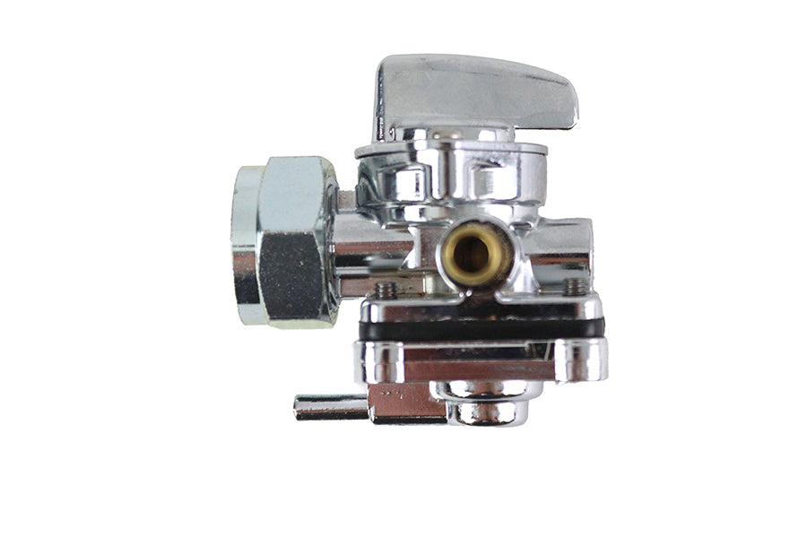 Vacuum Petcock Fuel Valve Chrome
