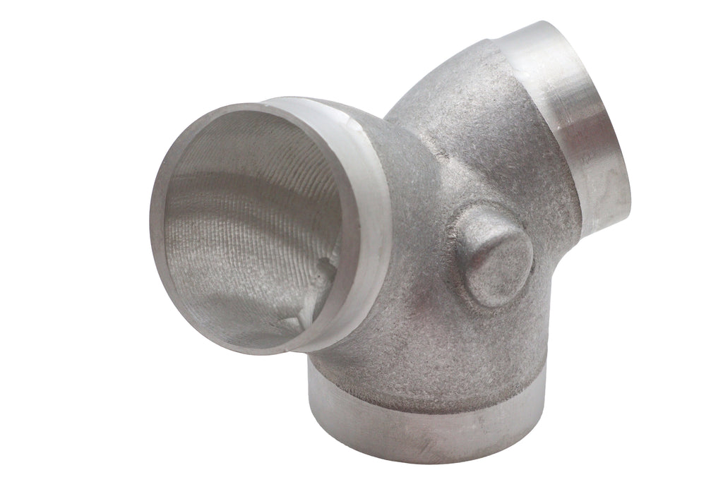 Ultima Oval 48mm Spigot Type Manifold Natural Aluminum