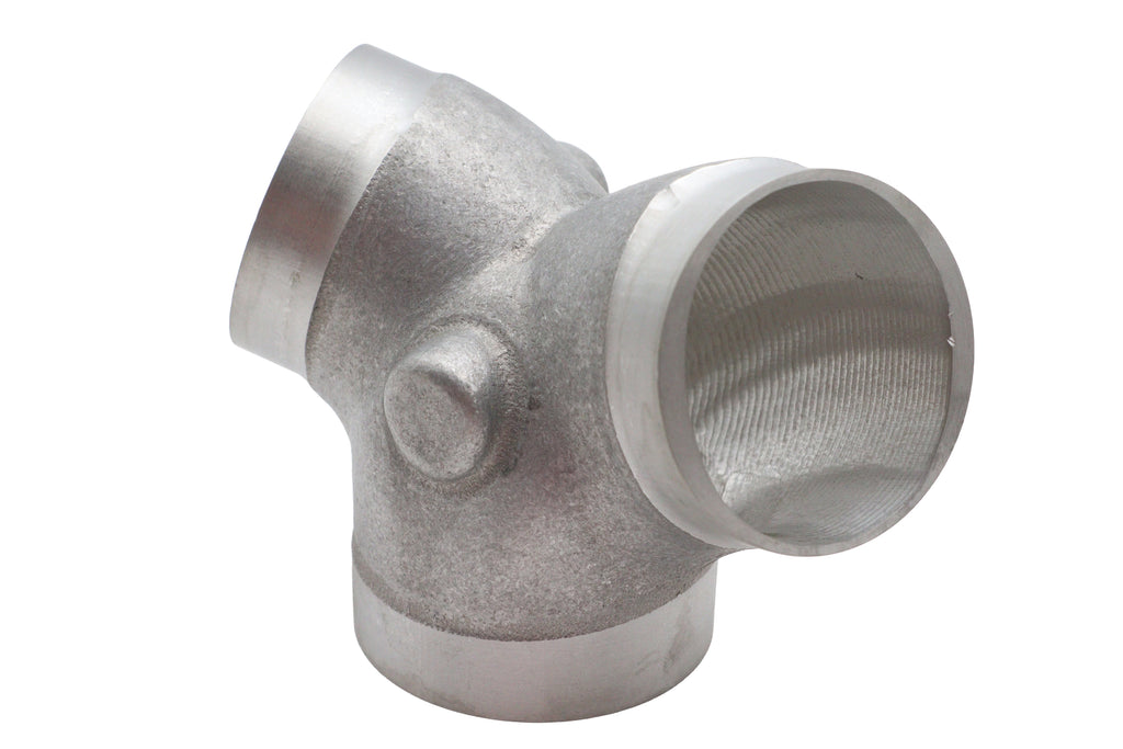 Ultima Oval 48mm Spigot Type Manifold Natural Aluminum
