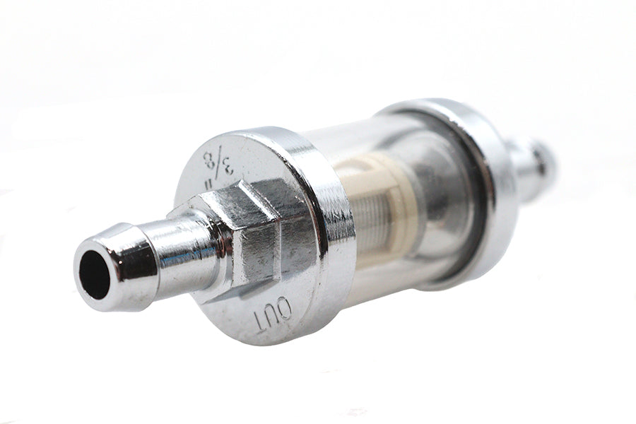 Kleer-Thru Fuel Filter Chrome and Glass