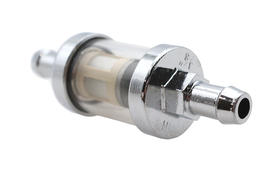 Kleer-Thru Fuel Filter Chrome and Glass