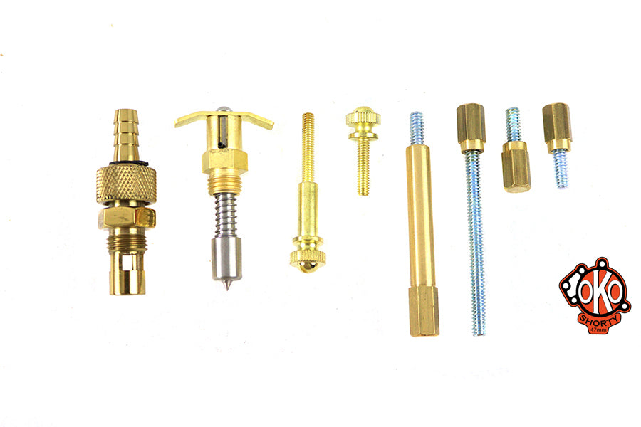 Retro OKO Shorty Carburetor Parts Kit Brass