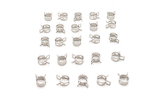 Charger l'image dans la galerie, Nickel Plated Oil Line Hose Clamp