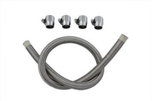 Charger l'image dans la galerie, Braided Fuel Line Kit Stainless Steel