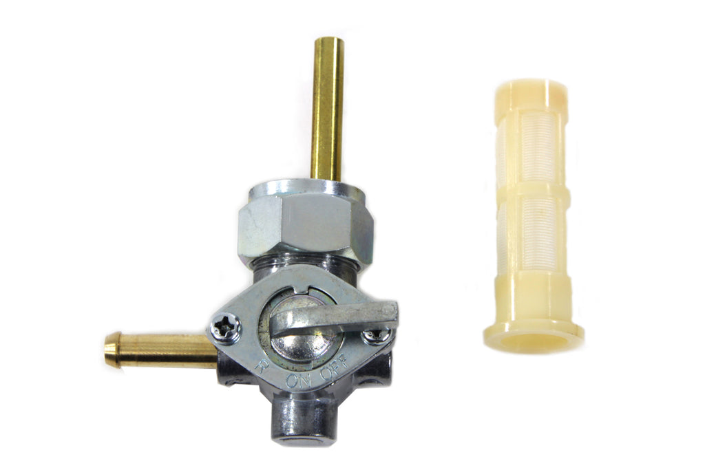 Alloy Petcock with Nut and 90 Left Outlet