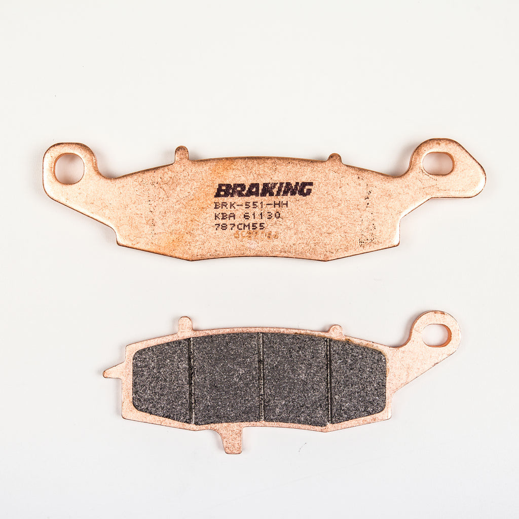 Braking Sintered Sport Brake Pad Set 31-787 for high-performance motorcycle braking system, showing brake pads and hardware.