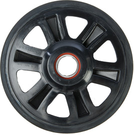 Ppd idler wheel, 7.01 inches by 25 mm, black, for industrial equipment, with smooth surface and durable construction.