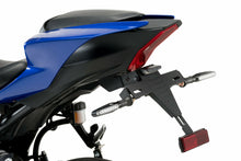 Charger l'image dans la galerie, Black Fender Eliminator Kit for Yamaha motorcycle by PUIG, showing sleek body design and installation components.