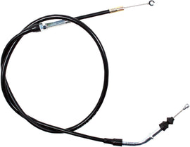 Motion Pro black vinyl clutch cable 70-4264 for motorcycle hydraulic control lines, showing the sturdy cable and fittings.