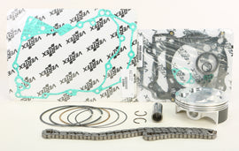 Vertex forged high compression piston kit with 94.97mm pistons and components, designed for performance engine upgrades.