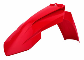 Polisport Plastics front fender for Gas 64-855483 motorcycle, durable plastic design with mounting points visible