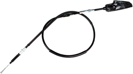 Motion Pro black vinyl clutch cable 70-5090 for motorcycle, showing the sleek, flexible control line with metal fittings.