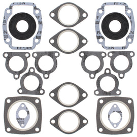 Vertex gasket set S/M for A/C 440 and F/C 12-4107A, showing various seals and gaskets laid out for engine repair.