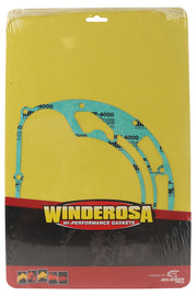 Vertex clutch cover gasket for Yamaha, outer seal part number 633-3012, shown on a clean engine component.