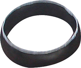 SP1 exhaust seal for Yamaha models, close-up of black rubber seal with metal clamp for engine exhaust system.