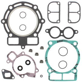 Vertex Top End Gaskets 681-0318 set showing detailed gasket seals for engine top end repair, brand-specific parts.