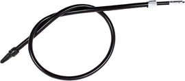 Motion Pro black vinyl speedo cable 70-3003 for motorcycle, showing the flexible cable with black vinyl coating and connectors