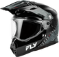 Fly Trekker Granite Helmet Black/Grey Sm