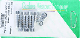 Gardner-Westcott transmission top cover set hardware for Harley Dyna 06-17 and Tour/Softail models, includes fasteners and fittings.