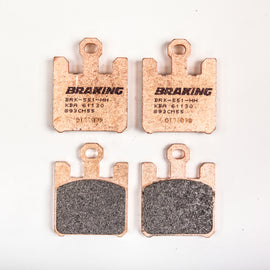 Braking Sintered Sport Brake Pad Set for enhanced stopping power, designed for high-performance braking systems.