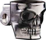 Kruzer Kaddy - Skull Bar Mount Holder Chrome - 571-6107