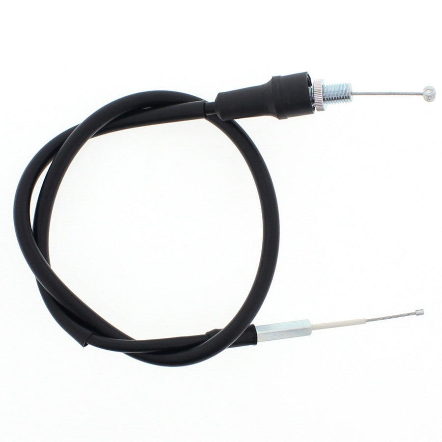 All Balls throttle cable 24-51190 for hydraulic control lines, showing the cable with connector ends and protective casing