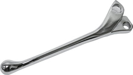 HardDrive Chrome Clutch Lever for Harley Davidson 72-81, model 820-52908, showing shiny chrome finish and ergonomic design.