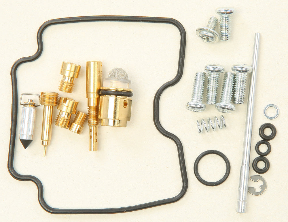 All Balls carburetor repair kit for intake and fuel system, includes components for carburetor maintenance and repair.