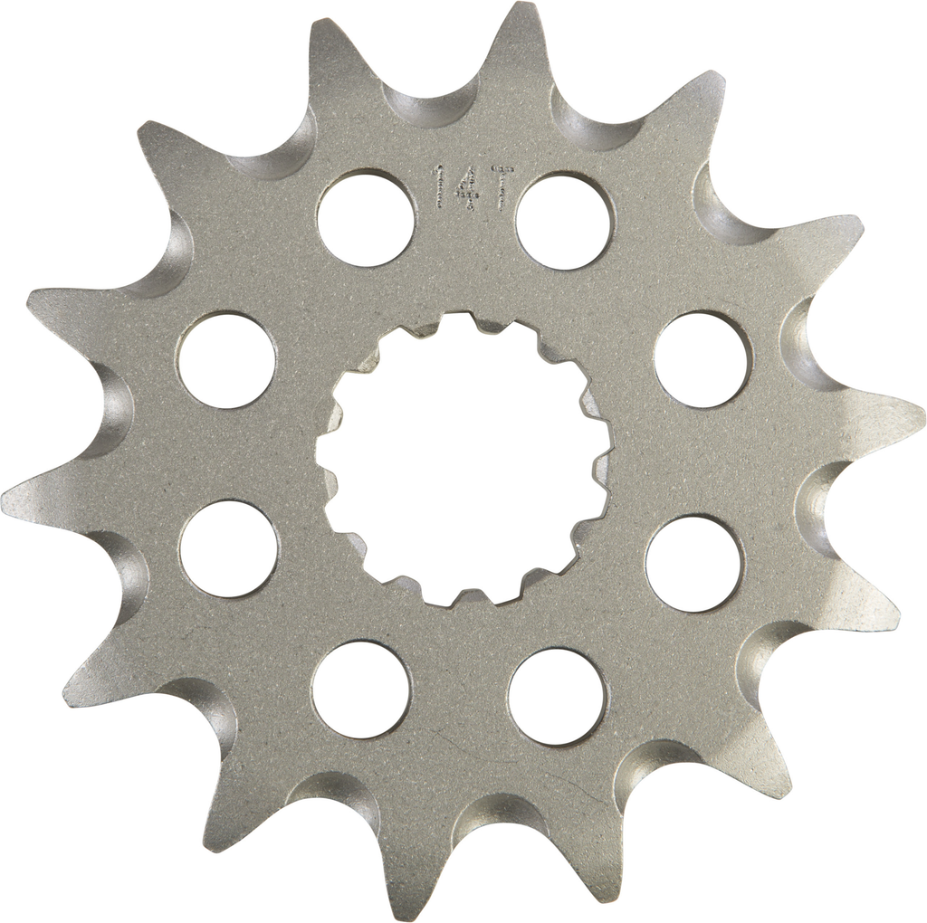 Fire Power steel front CS sprocket 14T for Yamaha 255-5420014, off-road motorcycle part with gear teeth and robust design.