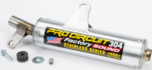 Load image into Gallery viewer, Pro Circuit 304 Silencer exhaust system with polished metal finish, designed for motorcycle performance and sound enhancement.