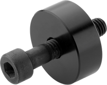 Load image into Gallery viewer, RIZOMA End Mount Mirror Adapter Proguard System in black, showcasing the sleek, durable motorcycle mirror mounting hardware.