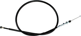 Motion Pro black vinyl clutch cable 70-2162 for motorcycle, showing the cable with protective black vinyl coating and metal fittings.
