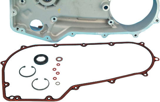 James Gasket primary cover foam gasket for Dyna Softail 6-speed motorcycle, part number 60547-06-Kf, black rubber seal.