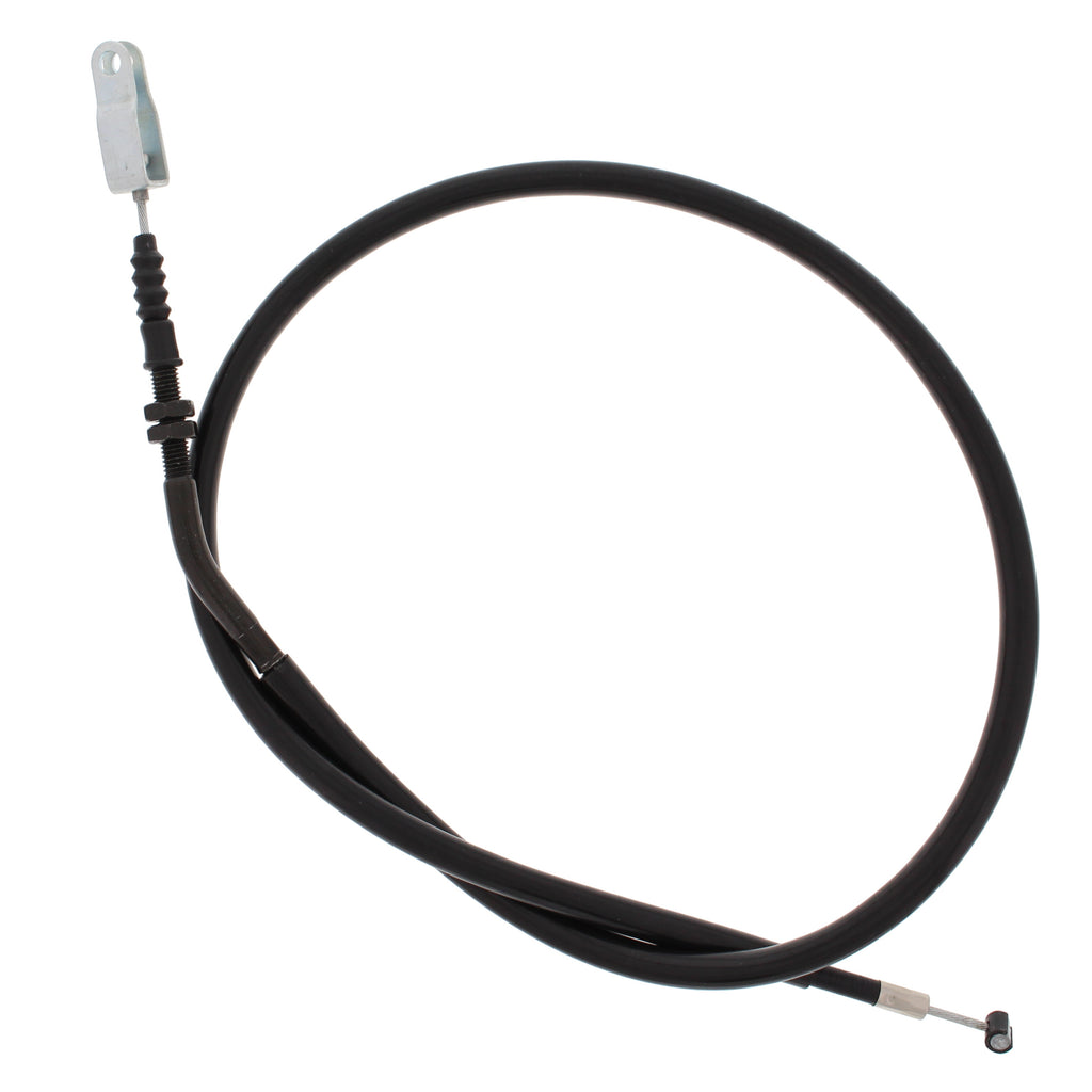 All Balls rear hand brake cable 24-54070 for motorcycle, showing metal and rubber components with cable ends visible