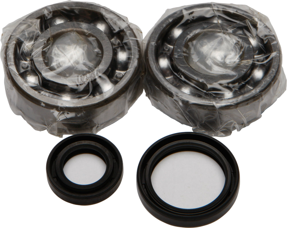 All Balls engine crankshaft bearing and seal kit 22-41016 with various seals and bearings laid out on a white background.