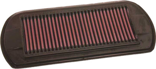 K&N Air Filter 759095, high-performance automotive air filter with a reusable cotton-gauze design, shown in close-up.