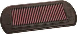 K&N Air Filter 759095, high-performance car air filter with a reusable design, shown in a close-up view.