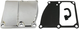 HardDrive M8 Trans Top Cover Kit in chrome, designed for body customization, shown on a vehicle in the image.