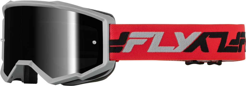 Zone Goggle Red/Grey W/ Black Mirror/Smoke Lens