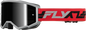 Zone Goggle Red/Grey W/ Black Mirror/Smoke Lens