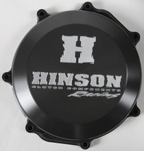 Load image into Gallery viewer, Hinson clutch cover for Yamaha YZ450F engine, model 10-19, with detailed metal construction and branding visible.