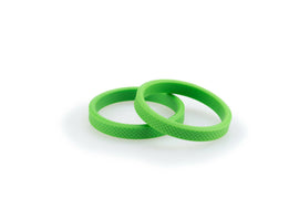 PUIG vintage grey frame slider rings for motorcycles, featuring a sleek, durable design with a textured grey finish.