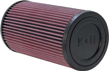 Load image into Gallery viewer, K&amp;N Air Filter 731301 showing a close-up of the high-performance air filter with pleated cotton media and black rubber frame.