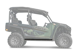 RIVAL POWERSPORTS USA Rock Sliders guards for off-road vehicles, shown mounted on a vehicle's side for protection and durability.