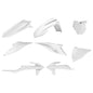 Polisport Plastics white KTM plastic body kit, includes front and side panels for KTM motorcycle model 64-90913.