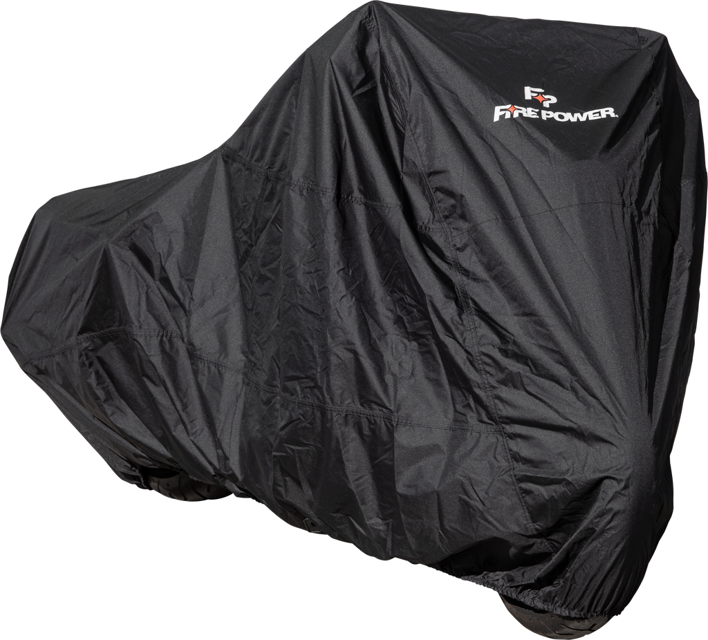 Fire Power Fire Power Elite Series Medium Black Storage Cover 56-08001M protecting outdoor equipment
