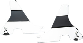HardDrive Chrome XL detachable side plates for HardDrive HardDrive accessories, with a sleek chrome finish.