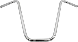 Chrome HardDrive 1-inch narrow ape hanger handlebars with 16-inch cable, designed for motorcycle handlebar upgrades.